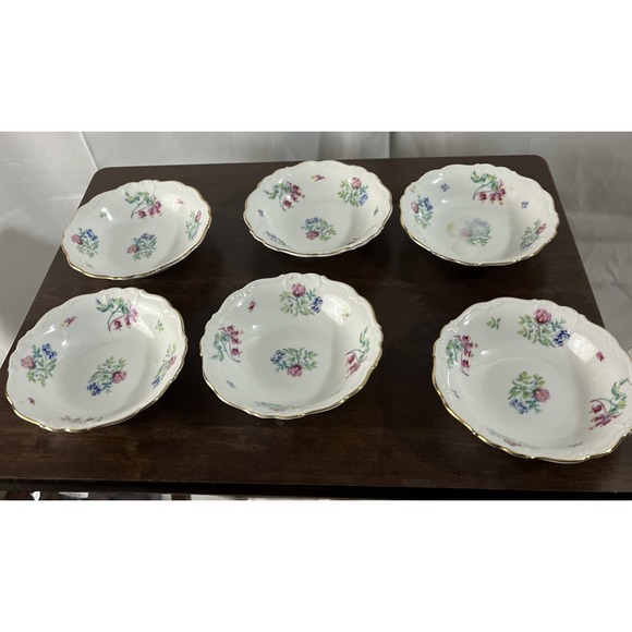 Edelstein Other - Set Of 6 Edelstein Maria Theresia Florabell Fruit/Desert Bowls Barvaria 5 In